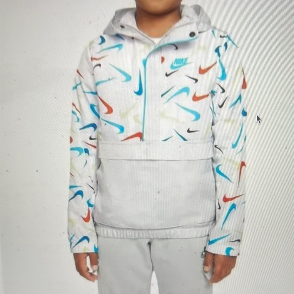 Nike Sportswear Printed Swoosh Anorak Jacket